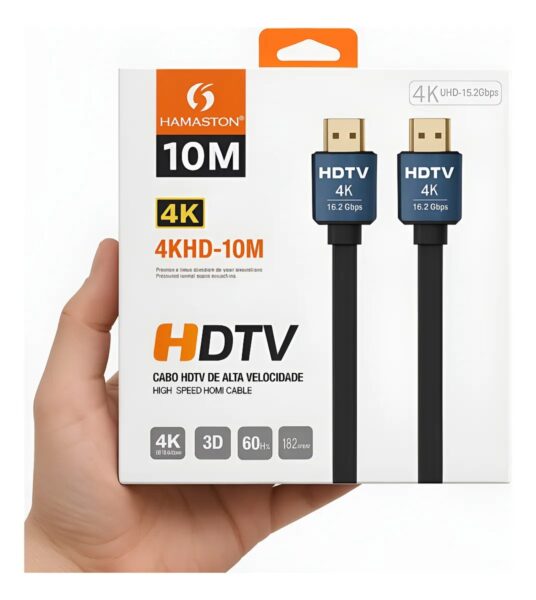 Cabo HDMI 4k Ultra HD 10 Metros