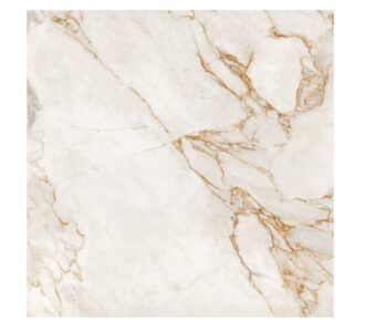 Porcelanato Marmorizado Polido Borda Reta Interno 120x120cm Marmo Gold Incesa
